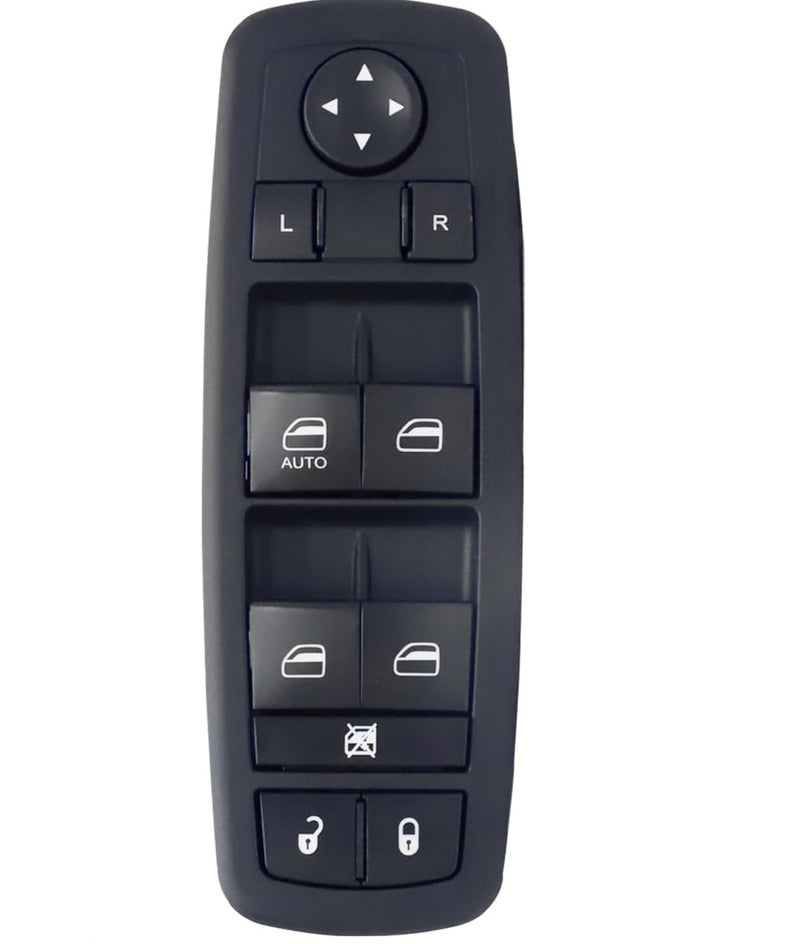 Partschoice Front Driver Side Master Power Window Switch Door Lock Main Control Button Automotive Interior Trim Compatible with 2008-2012 Dodge Journey & Nitro, Jeep Liberty, RAM 1500/2500/3500 Replace 4602632AG - Image 2